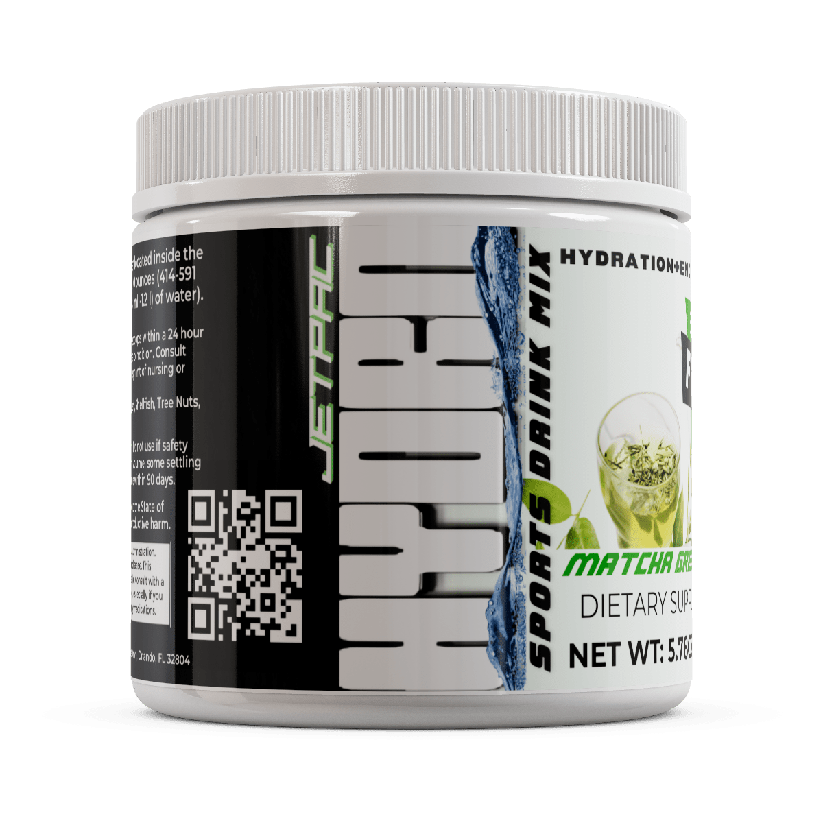 Hydro Sports Drink Matcha Green Tea by Bunny Fuel® - Electrolyte-Enriched Fitness Drink Mix.